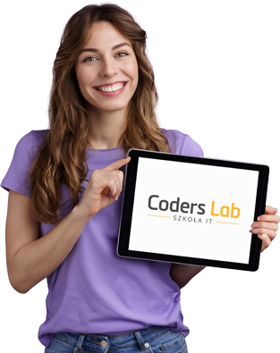 dziewczyna z tabletem Coders Lab